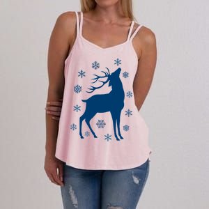 Winter Reindeer Women's Strappy Tank