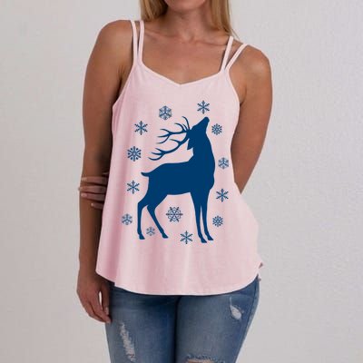 Winter Reindeer Women's Strappy Tank