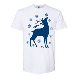 Winter Reindeer Softstyle CVC T-Shirt