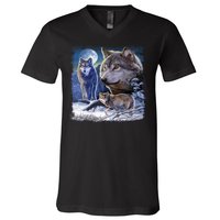 Winter Wolves V-Neck T-Shirt