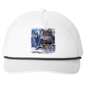 Winter Wolves Snapback Five-Panel Rope Hat