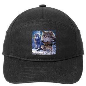 Winter Wolves 7-Panel Snapback Hat