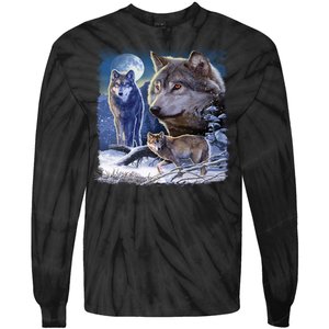 Winter Wolves Tie-Dye Long Sleeve Shirt