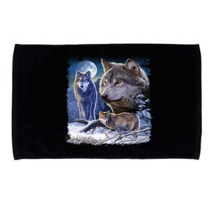 Winter Wolves Microfiber Hand Towel