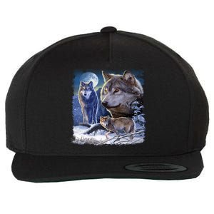 Winter Wolves Wool Snapback Cap