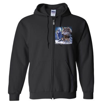 Winter Wolves Full Zip Hoodie