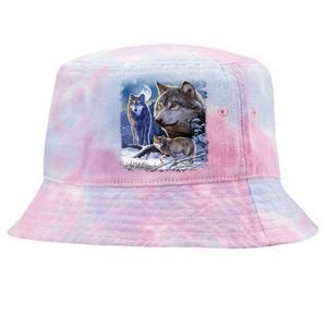 Winter Wolves Tie-Dyed Bucket Hat