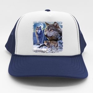 Winter Wolves Trucker Hat