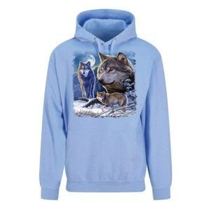 Winter Wolves Unisex Surf Hoodie