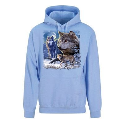 Winter Wolves Unisex Surf Hoodie