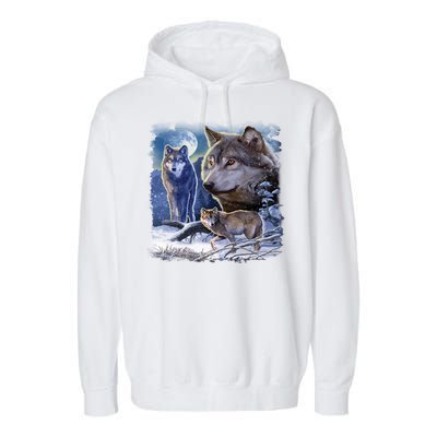 Winter Wolves Garment-Dyed Fleece Hoodie