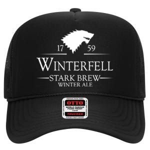 Winterfell College Stark Brew High Crown Mesh Back Trucker Hat