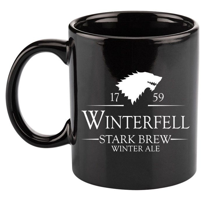 Winterfell College Stark Brew 11oz C Handle Ceramic Mug