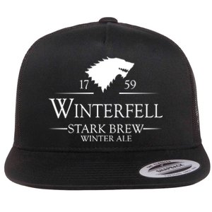 Winterfell College Stark Brew Flat Bill Trucker Hat