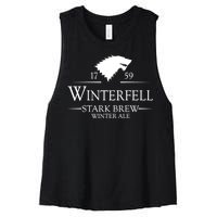 Winterfell College Stark Brew Women's Racerback Cropped Tank