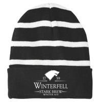 Winterfell College Stark Brew Striped Beanie with Solid Band