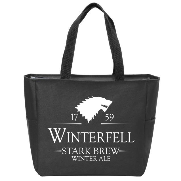 Winterfell College Stark Brew Zip Tote Bag