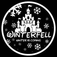 Winterfell Parody Logo Winter Is Coming Cooling Performance Crew T-Shirt