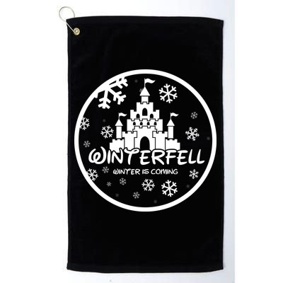 Winterfell Parody Logo Winter Is Coming Golf Towel
