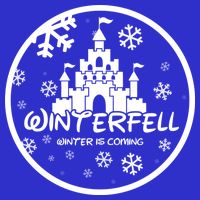 Winterfell Parody Logo Winter Is Coming Button