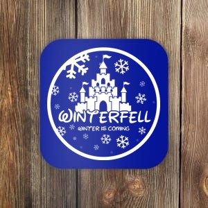 Winterfell Parody Logo Winter Is Coming Coaster