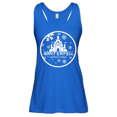 Winterfell Parody Logo Winter Is Coming Ladies Essential Flowy Tank