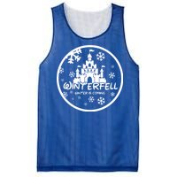 Winterfell Parody Logo Winter Is Coming Mesh Reversible Basketball Jersey Tank