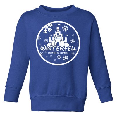 Winterfell Parody Logo Winter Is Coming Toddler Sweatshirt