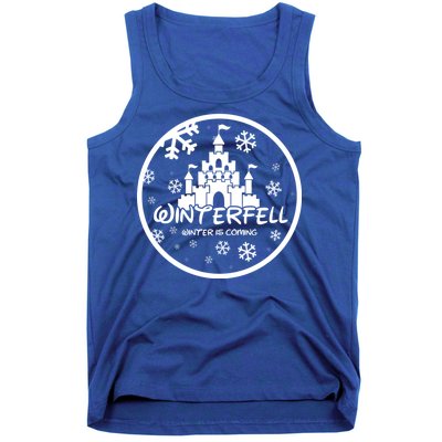 Winterfell Parody Logo Winter Is Coming Tank Top