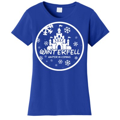 Winterfell Parody Logo Winter Is Coming Women's T-Shirt