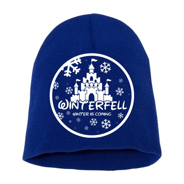 Winterfell Parody Logo Winter Is Coming Short Acrylic Beanie