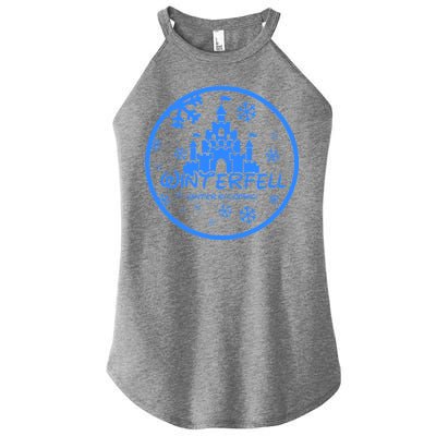 Winterfell Parody Logo Winter Is Coming Women's Perfect Tri Rocker Tank