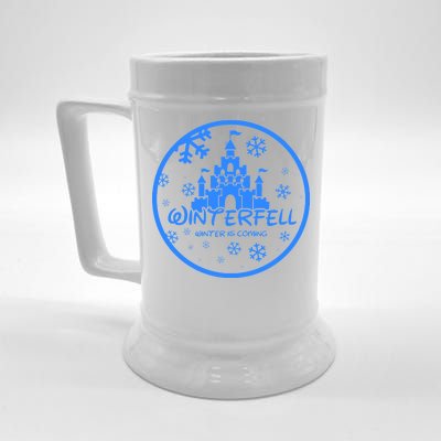 Winterfell Parody Logo Winter Is Coming Beer Stein