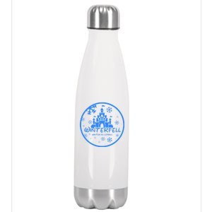 Winterfell Parody Logo Winter Is Coming Stainless Steel Insulated Water Bottle