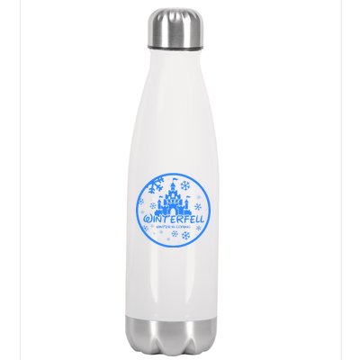 Winterfell Parody Logo Winter Is Coming Stainless Steel Insulated Water Bottle