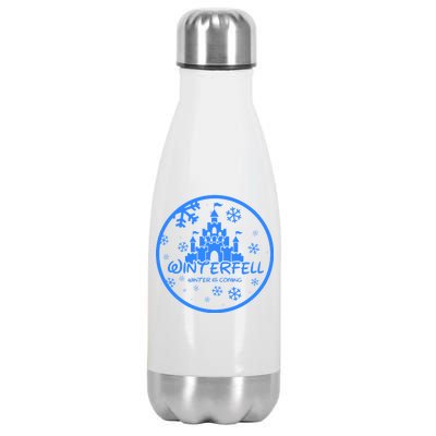 Winterfell Parody Logo Winter Is Coming Stainless Steel Insulated Water Bottle