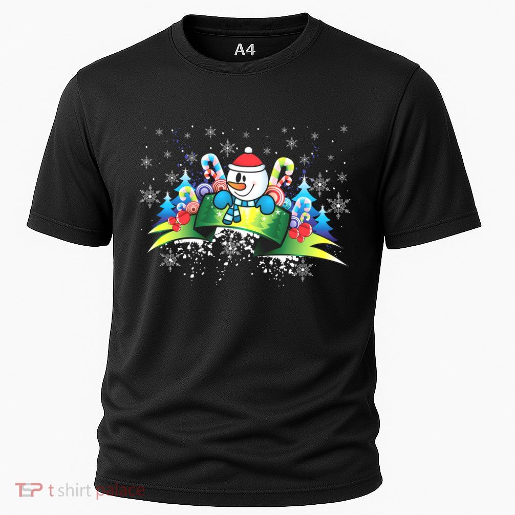 Winter's Snowman Holiday Performance Shirt