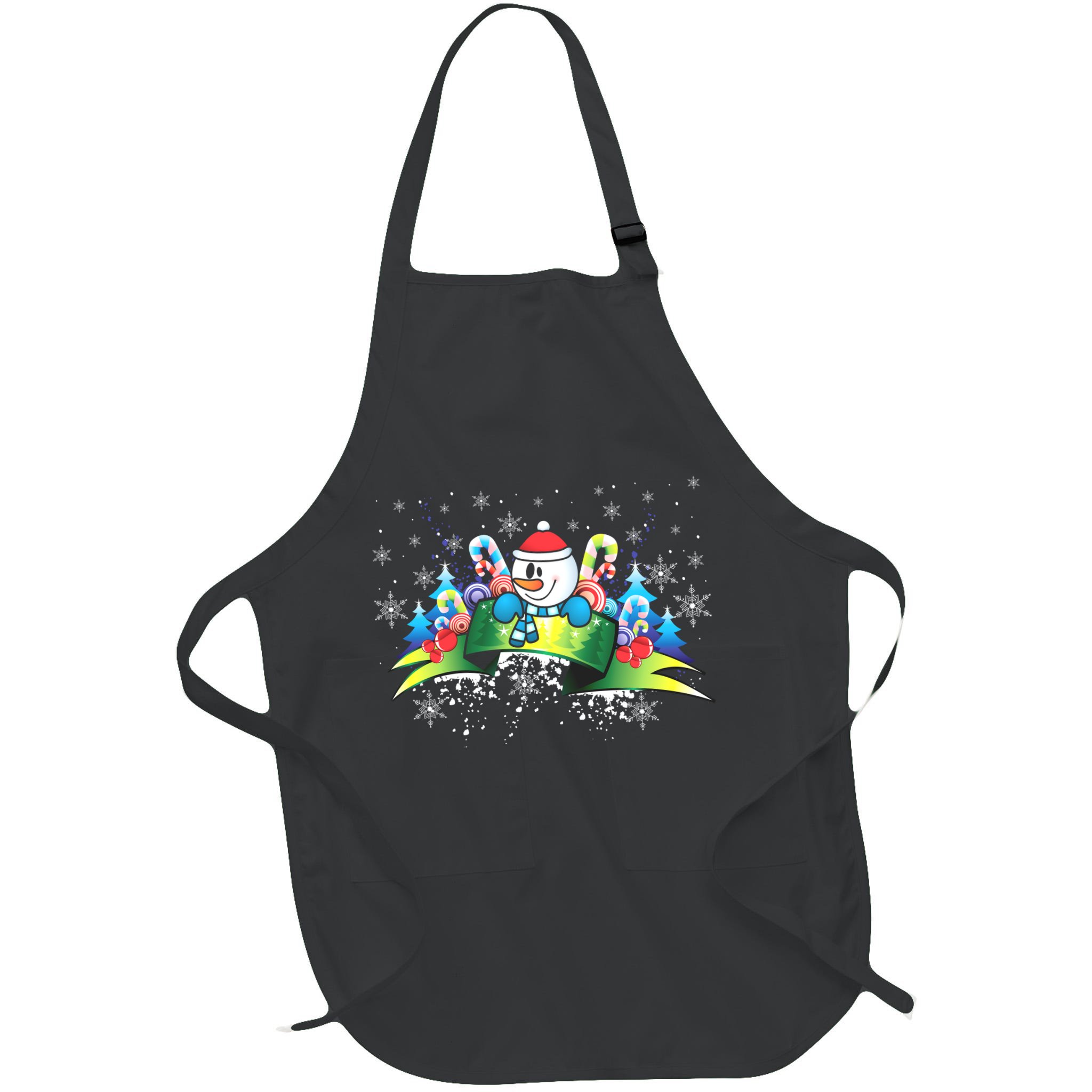 Winter's Snowman Holiday Apron