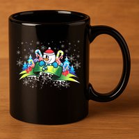 Winter's Snowman Holiday 11oz C Handle Ceramic Mug