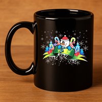 Winter's Snowman Holiday 11oz C Handle Ceramic Mug