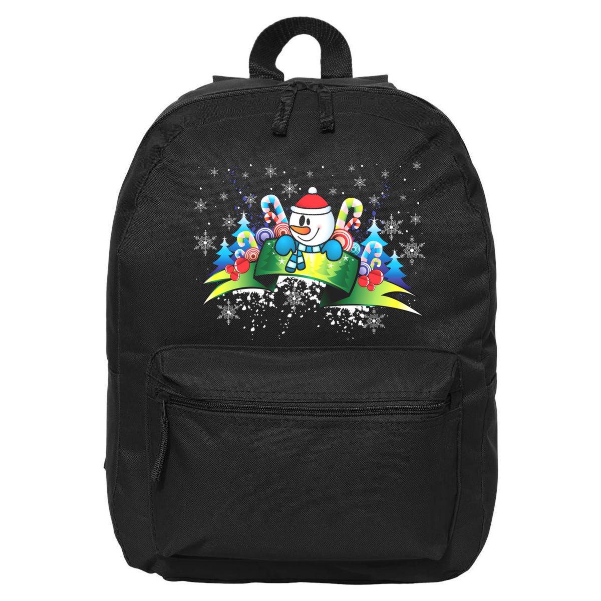 Winter's Snowman Holiday 16 in Basic Backpack