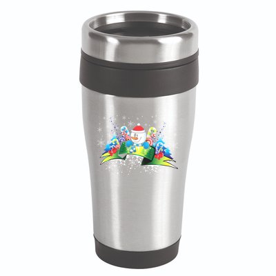 Winter's Snowman Holiday 16oz Travel Tumbler