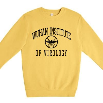 Wuhan Institute Of Virology Premium Crewneck Sweatshirt