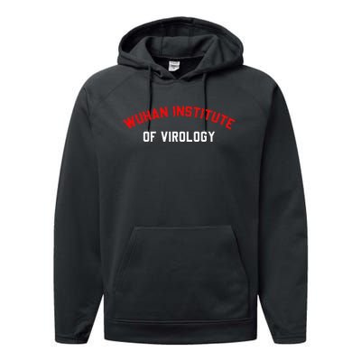 Wuhan Institute Of Virology Apparel Performance Fleece Hoodie