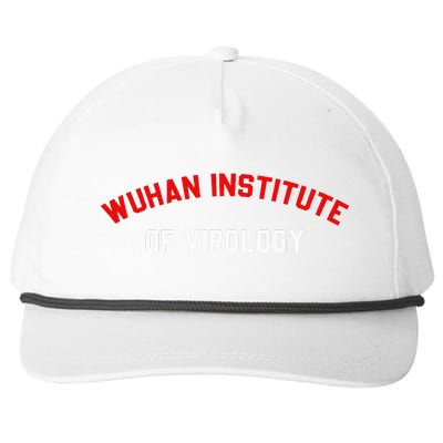 Wuhan Institute Of Virology Apparel Snapback Five-Panel Rope Hat