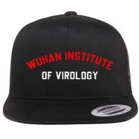 Wuhan Institute Of Virology Apparel Flat Bill Trucker Hat