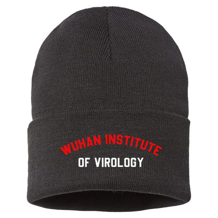 Wuhan Institute Of Virology Apparel Sustainable Knit Beanie