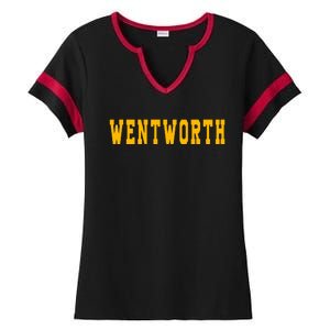 Wentworth Institute Of Technology Ladies Halftime Notch Neck Tee