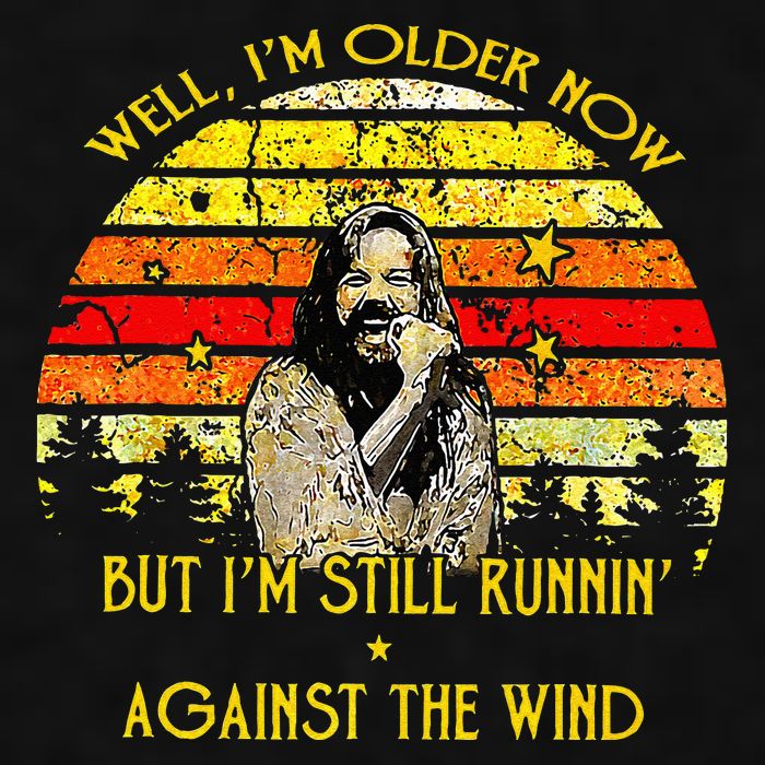 Well I’m Older Now But I’m Still Running Against The Wind Ladies PosiCharge Tri-Blend Wicking Tank