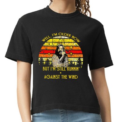 Well I’m Older Now But I’m Still Running Against The Wind Comfort Colors Boxy T-Shirt